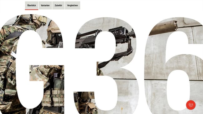 Relaunch of the Heckler & Koch corporate website